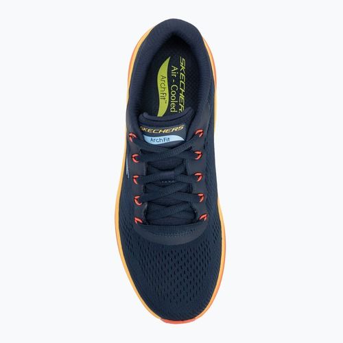 Încălțăminte pentru bărbați SKECHERS Arch Fit 2.0 navy leather/multi trim