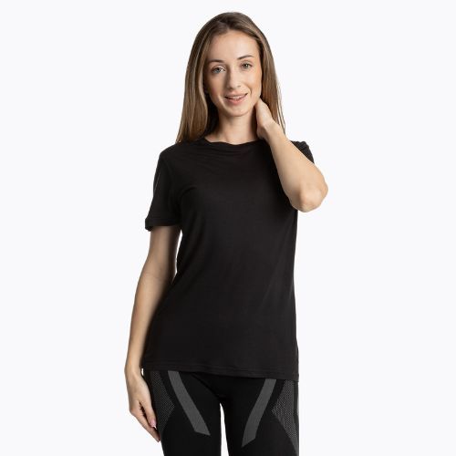 Tricou termoactiv pentru femei WOOLCANO Merino TEE0547 negru