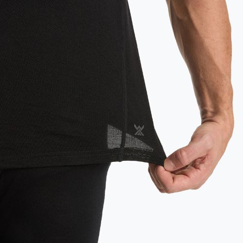 Tricou termoactiv pentru bărbați WOOLCANO Merino 100% TEE0546 negru