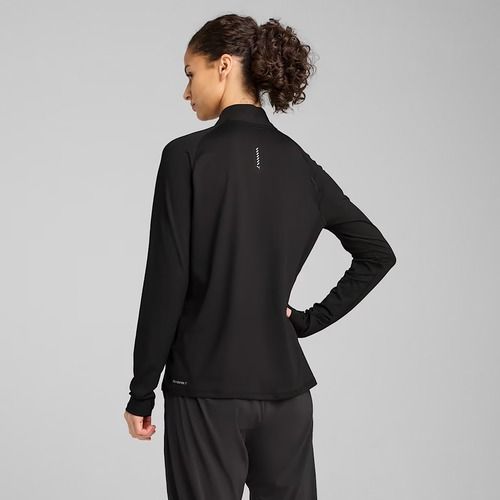 Bluză de alergare pentru feme PUMA Run Velocity Cloudspun 1/4 Zip puma black