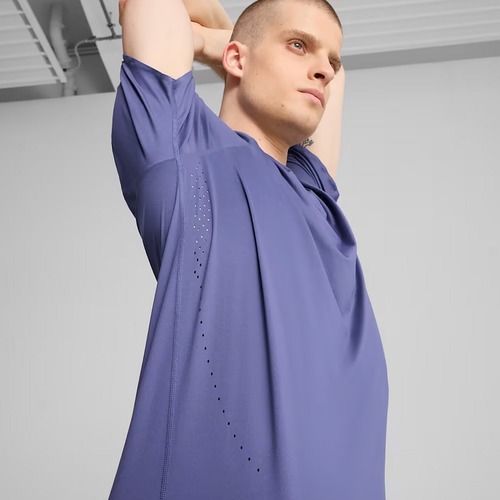 Tricou de alergare pentru bărbați PUMA Run Cloudspun Tee blue crystal