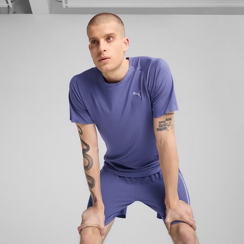 Tricou de alergare pentru bărbați PUMA Run Cloudspun Tee blue crystal