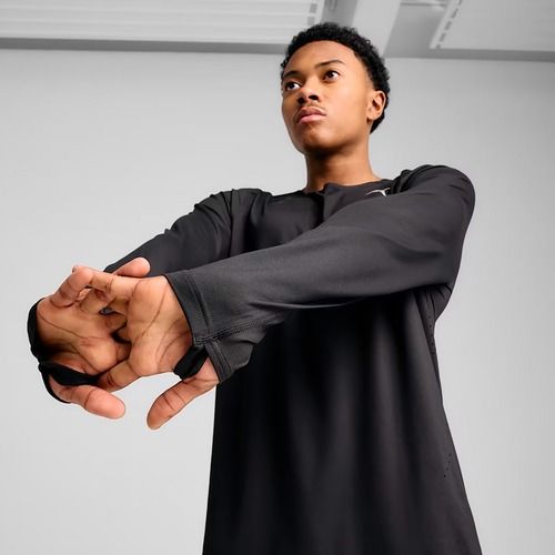 Longsleeve de alergare pentru bărbați PUMA Run Cloudpun puma black