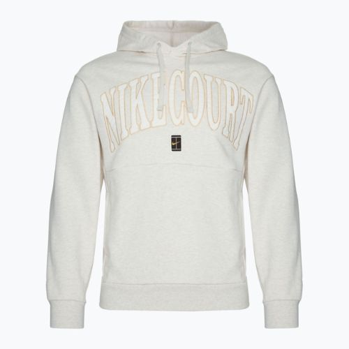 Hanorac de tenis pentru bărbați Nike Court Dri-Fit Heritage Hoodie light orewood brown / pale ivory