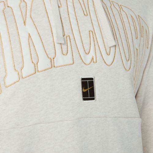 Hanorac de tenis pentru bărbați Nike Court Dri-Fit Heritage Hoodie light orewood brown / pale ivory