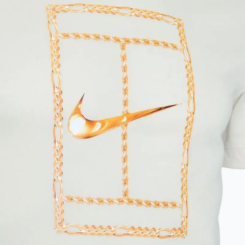 Tricou de tenis Nike Court Dri-FIT pentru bărbați, maro deschis orewood