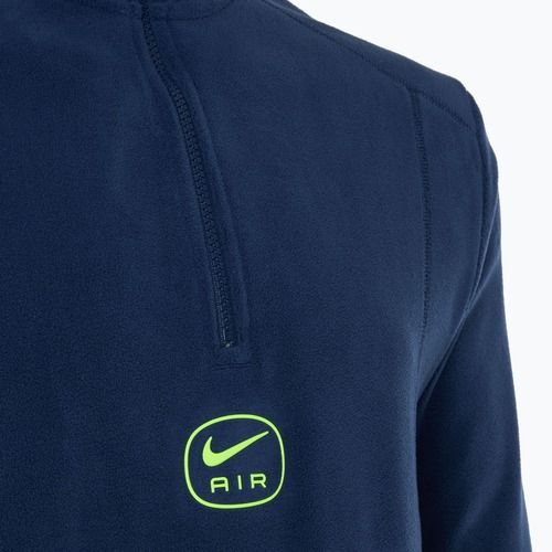 Bărbați Nike Swoosh Air Polar Fleece Half Zip Top midnight navy/ volt