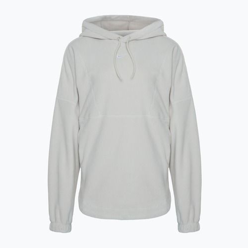 Tricou pentru femei Nike One Therma-FIT maro deschis/ alb