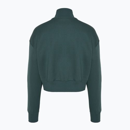 Femei Nike Sportswear Phoenix Fleece 1/2 Zip Cropped vintage verde / sail sweatshirt
