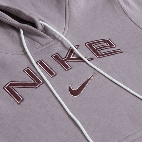 Bluză pentru femei Nike Sportswear Phoenix Fleece HM9751 lightt violet ore / burgundy crush
