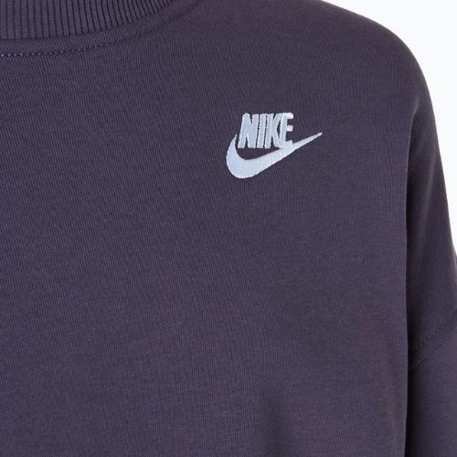 Bluză pentru copii Nike Sportswear Club Fleece dark raisin / white