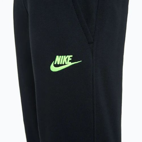 Pantaloni pentru copii  Nike Sportswear Club Fleece black / volt
