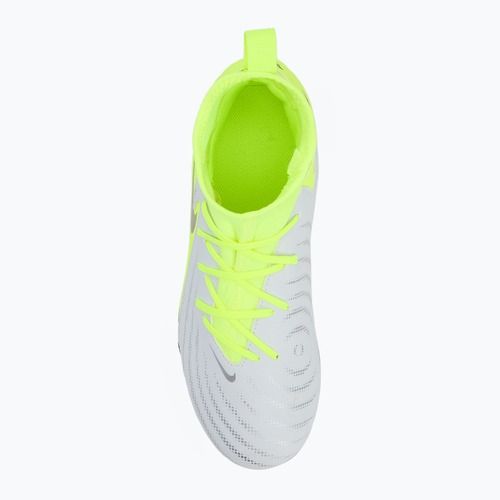 Încălțăminte de fotbal pentru copii Nike Phantom Luna 2 Academy AG Jr metallic silver/black/volt