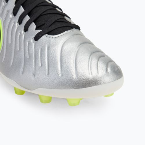 Nike Legend 10 Pro Ag-Pro cizme de fotbal pentru bărbați argint metalic / volt / negru