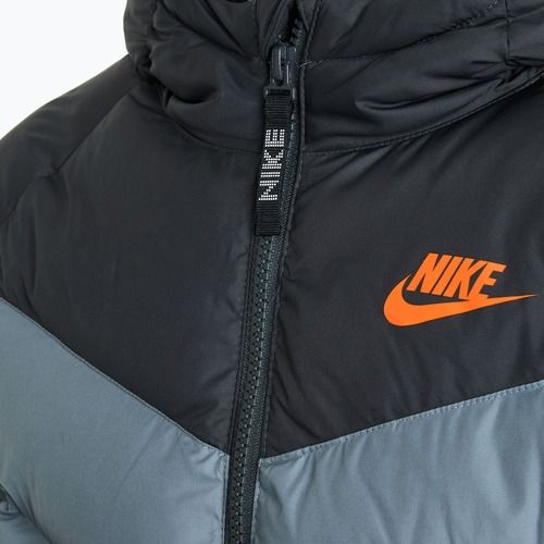 Nike Sportswear Big Kids Geacă sintetică antracit/ gri rece/ portocaliu de siguranță
