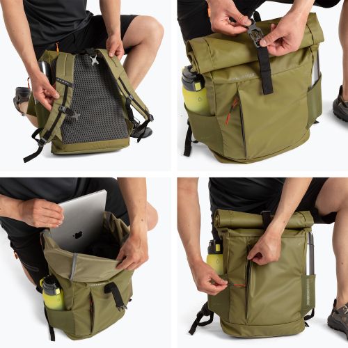 Rucsacul urban KADVA Companion 20 l kaki