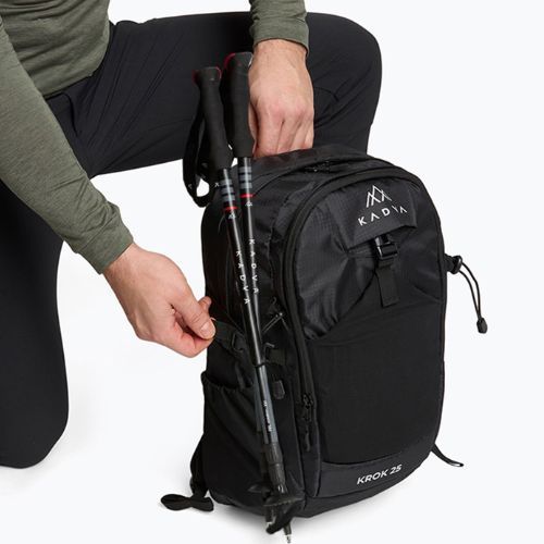 Rucsac turistic KADVA buzunar pentru laptop Krok 25 l negru
