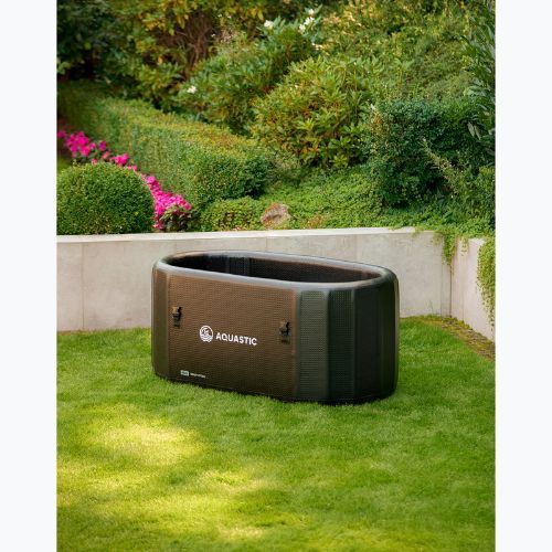 Piscină AQUASTIC do morsowania BrrFree 456L dropstitch negru