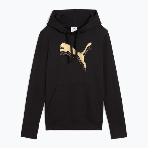 Hanorac pentru femei  PUMA  ESS Metalic Hoodie TR puma black/metallic gold