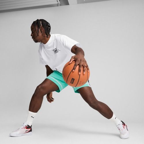 Tricou de baschet pentru bărbați PUMA Jaws Core Tee II puma white