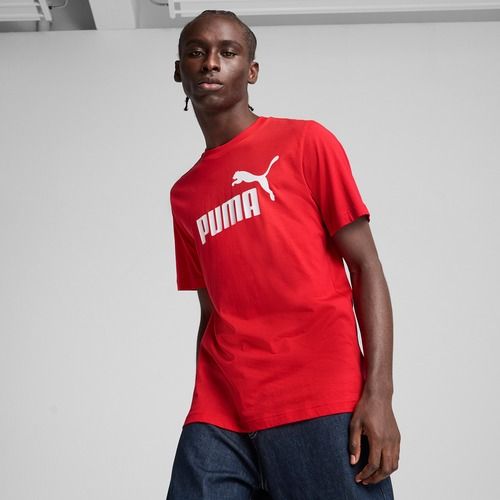 Tricou pentru bărbați PUMA ESS No. 1 Logo Tee for all time red