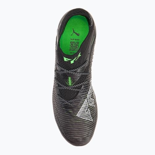 Încălțăminte de fotbal pentru bărbați PUMA Future 8 Ultimate FG puma black/cool light gray/fluo green