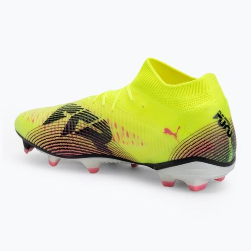 Încălțăminte de fotbal pentru bărbați PUMA Future 8 Pro FG/AG yellow alert/puma black/sun struck