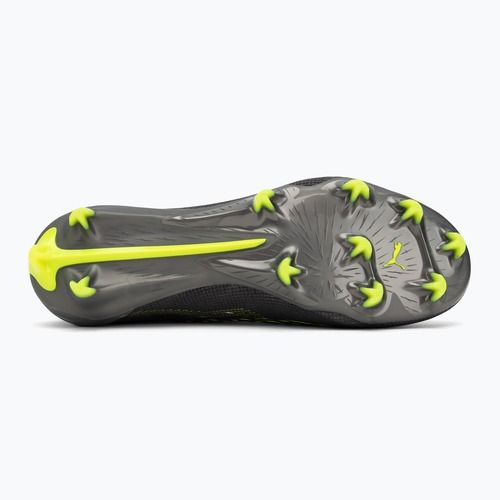 Încălțăminte de fotbal pentru bărbați PUMA Ultra 5 Ultimate FG matte aged silver/yellow alert/sun struck