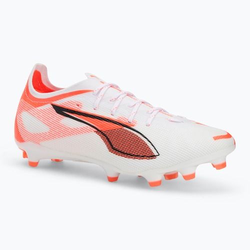 Încălțăminte de fotbal pentru bărbați  PUMA Ultra 5 Pro FG/AG puma white/puma black/glowing red