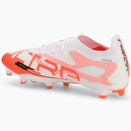 Încălțăminte de fotbal pentru bărbați  PUMA Ultra 5 Pro FG/AG puma white/puma black/glowing red