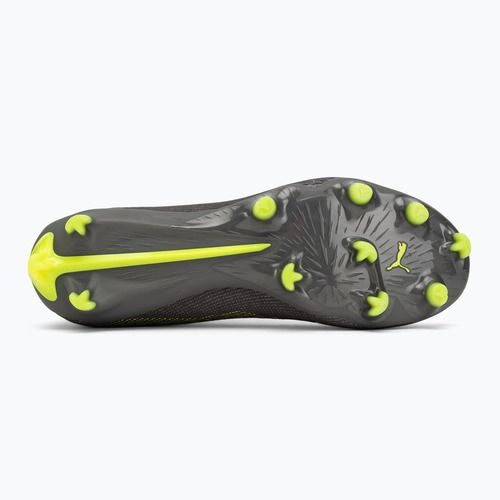 Încălțăminte de fotbal pentru bărbați PUMA Ultra 5 Pro FG/AG matte aged silver/yellow alert/sun struck