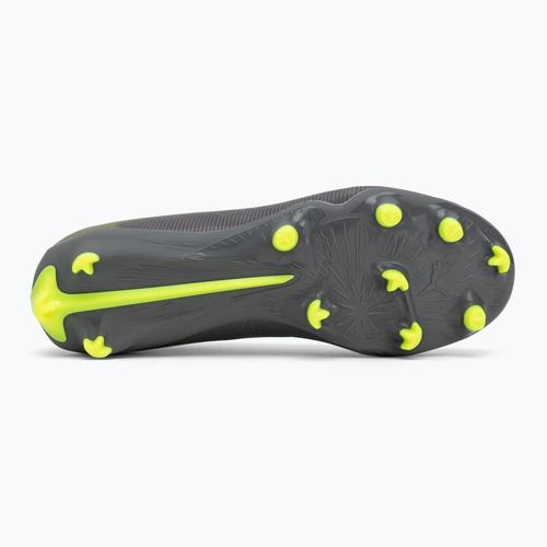Încălțăminte de fotbal pentru copii PUMA Ultra 5 Pro FG/AG Jr matte aged silver/yellow alert/sun struck