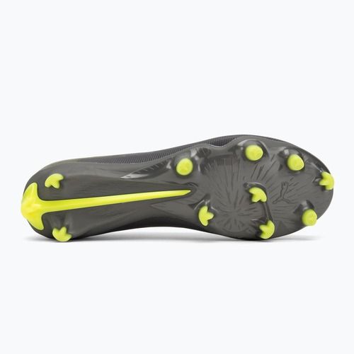 Încălțăminte de fotbal pentru bărbați PUMA Ultra 5 Match FG/AG matte aged silver/yellow alert/puma aged silver