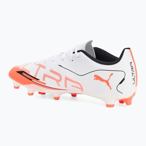 Încălțăminte de fotbal PUMA Ultra 5 Play FG/AG puma white/puma black/glowing red