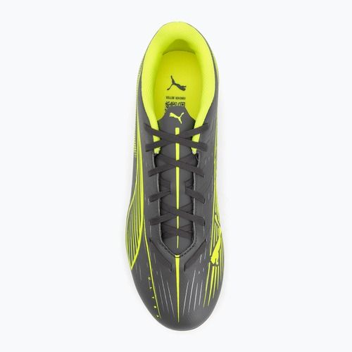 Încălțăminte de fotbal PUMA Ultra 5 Play FG/AG matte aged silver/yellow alert/puma aged silver