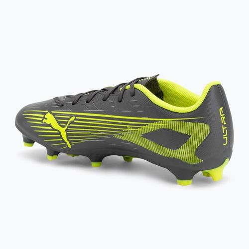Încălțăminte de fotbal PUMA Ultra 5 Play FG/AG matte aged silver/yellow alert/puma aged silver