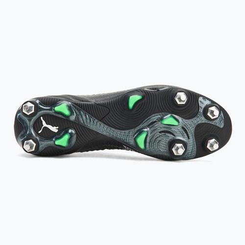 Încălțăminte de fotbal pentru bărbați PUMA Future 8 Ultimate MxSG puma black/cool light gray/fluo green
