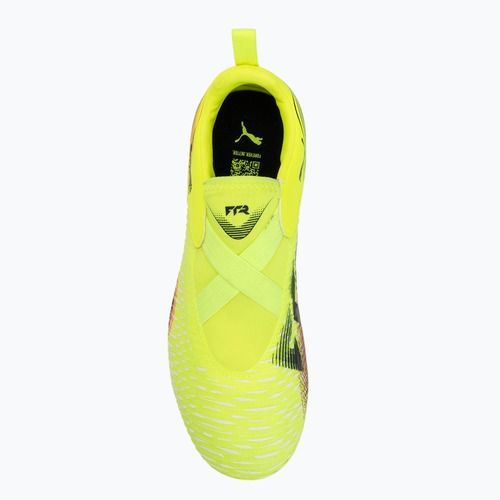 Încălțăminte de fotbal pentru copii PUMA Future 8 Match LL FG/AG yellow alert/ puma black/ sun struck