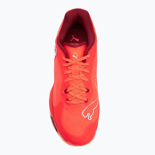 Încălțăminte de handbal PUMA Vantage Nitro glowing red / puma white / dark crimson / puma black