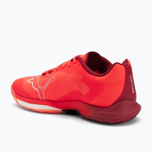 Încălțăminte de handbal PUMA Vantage Nitro glowing red / puma white / dark crimson / puma black