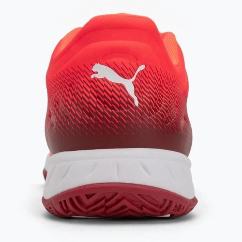 Încălțăminte de handbal PUMA Accelerate Turbo glowing red/white/dark crimson/black