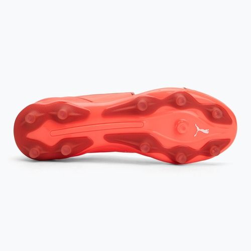 Încălțăminte de fotbal pentru bărbați PUMA King Pro FG/AG glowing red/puma white/red fire