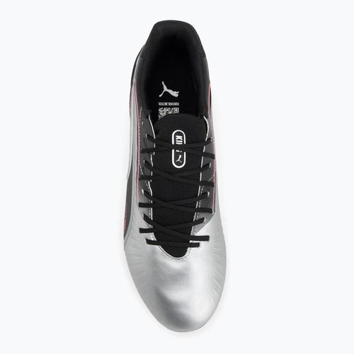 Încălțăminte de fotbal pentru bărbați PUMA King Match FG/AG puma silver/puma black/sun struck/puma white