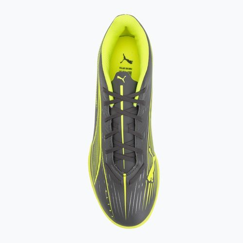 Încălțăminte de fotbal pentru bărbați PUMA Ultra 5 Play TT matte aged silver/yellow alert/puma aged silver