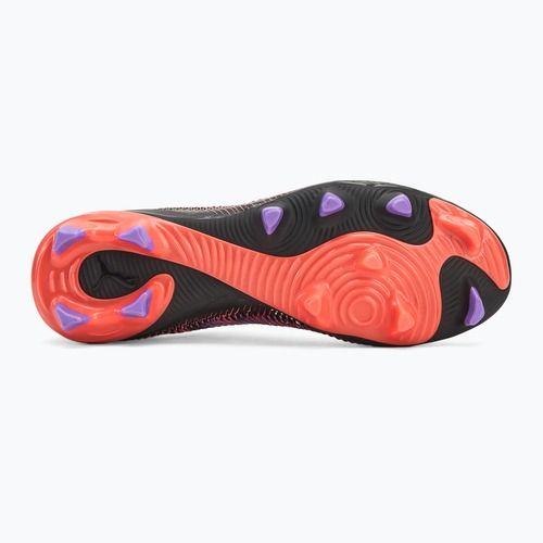 Încălțăminte de fotbal pentru bărbați PUMA Future 8 Match Low FG/AG puma black/ puma white/ glowing red