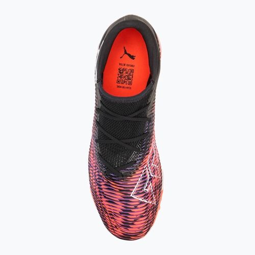 Încălțăminte de fotbal pentru bărbați PUMA Future 8 Match Low TT puma black/ puma white/ glowing red