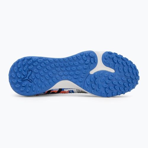 Încălțăminte de fotbal pentru bărbați PUMA Future 8 Match Forever TT white/ultra blue/feather gray/puma black/glowing red