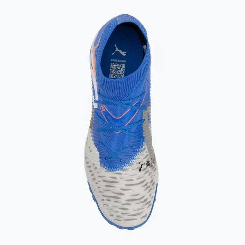 Încălțăminte de fotbal pentru bărbați PUMA Future 8 Match Forever TT white/ultra blue/feather gray/puma black/glowing red