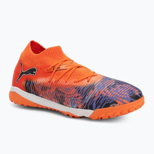 Încălțăminte de fotbal pentru copii PUMA Future 8 Match Creativity TT orange poppy/black/dark amethyst/electric peppermint