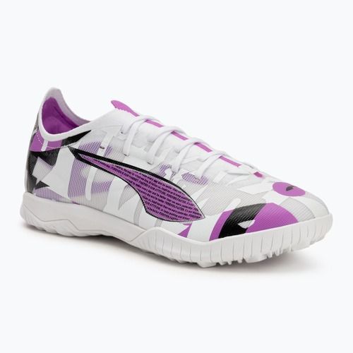 Încălțăminte de fotbal pentru bărbați  PUMA Ultra 5 Match Forever TT puma white/pure magenta/feather gray/puma black